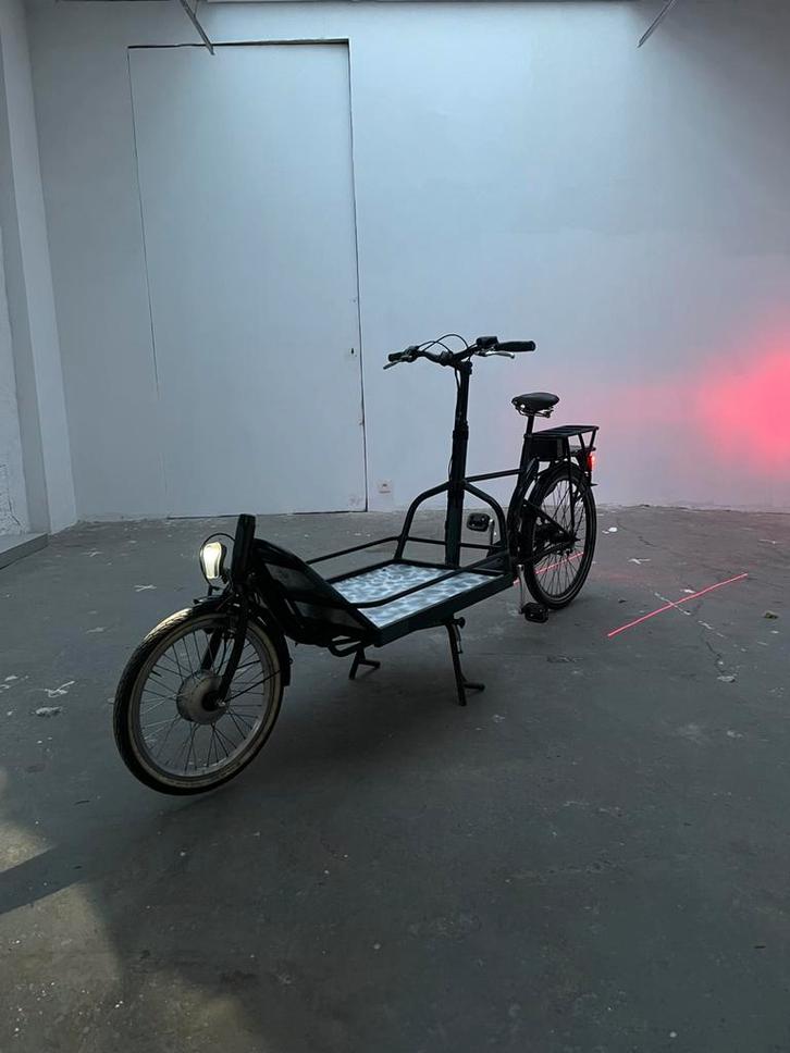 Elektrische bakfiets, Fietsen en Brommers, Fietsen | Bakfietsen, Zo goed als nieuw, Ophalen