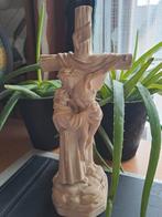 Statue religieuse ancienne, François avec Jésus, Enlèvement