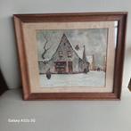 Sneeuwlandschap Julien Celos, Antiek en Kunst, Ophalen