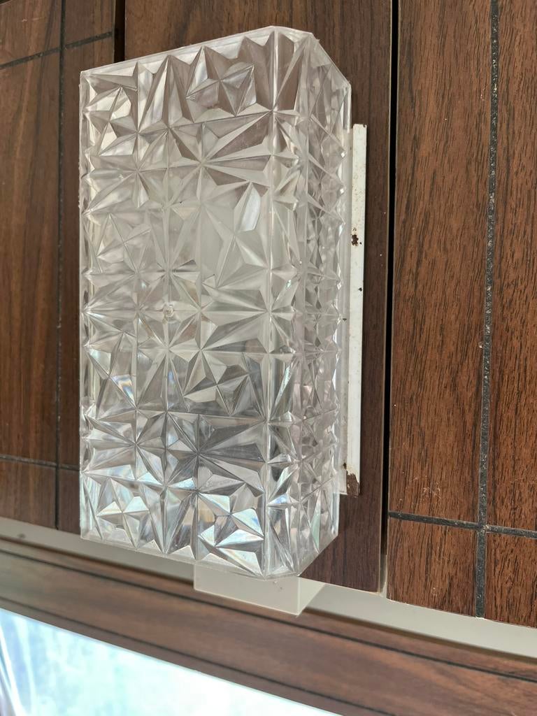 2 x verlichting uit retro caravan, Ophalen, Gebruikt