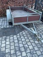 Aanhangwagen dubbel assen, Ophalen, Gebruikt