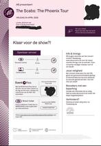 2 billets pour la représentation des Scabs le 24 avril AB, Tickets & Billets, Deux personnes, Avril, Rock of Poprock