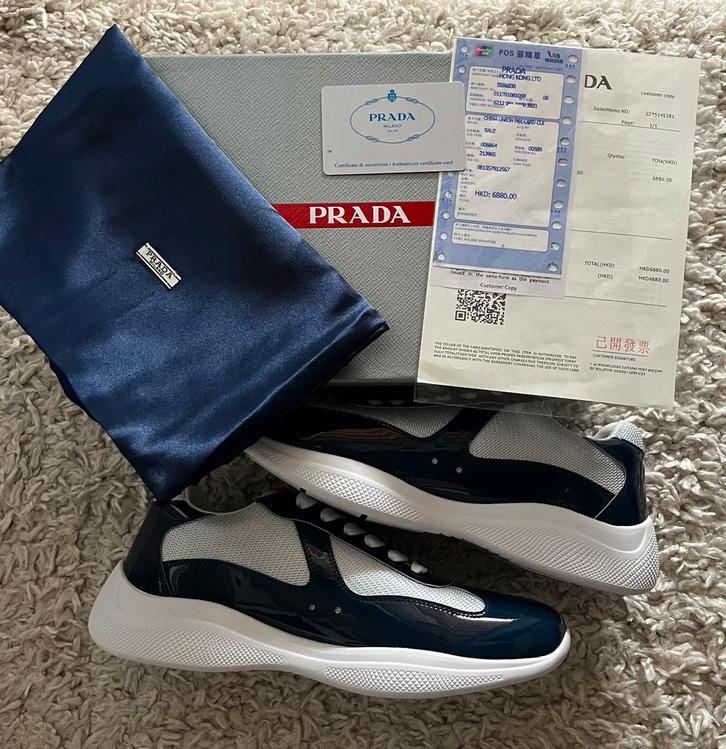 Prada cup bleu, Vêtements | Hommes, Chaussures, Neuf, Baskets, Bleu, Enlèvement ou Envoi