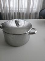 kookpot demeyere inox diameter 20 cm hoogte 10,5 cm, Inox, Gebruikt, Keramische plaat, Overige typen