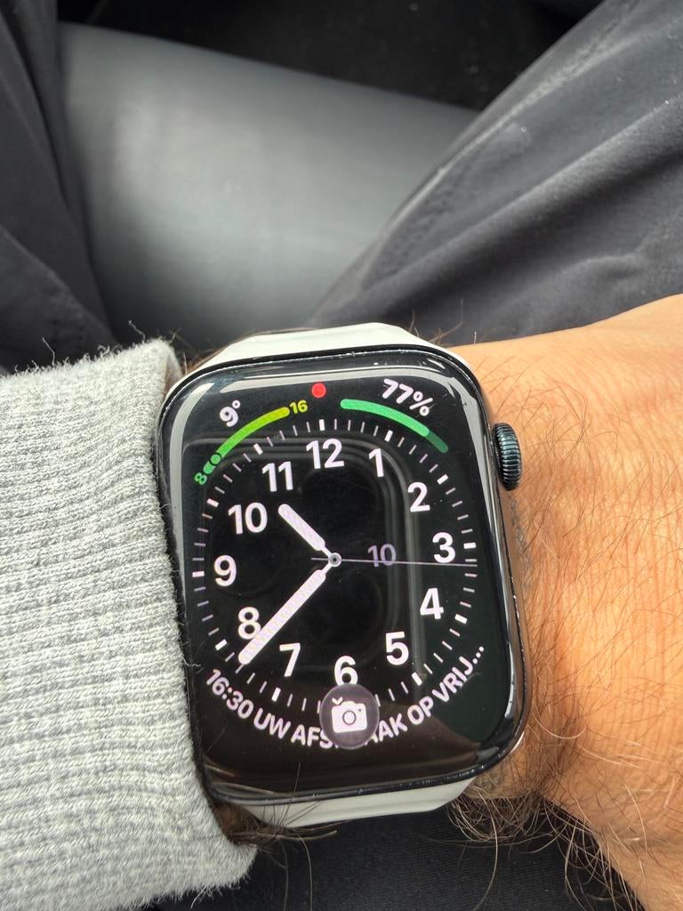 Apple watch serie 9 45mm, Handtassen en Accessoires, Smartwatches, Ophalen, Gebruikt