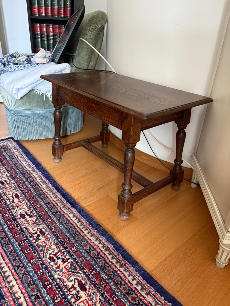 Bijzettafel massief eik, Ophalen