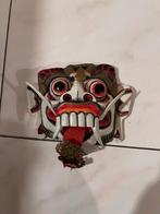 Een vintage / decoratief Aziatisch masker - Demonenmasker, Antiek en Kunst, Ophalen of Verzenden