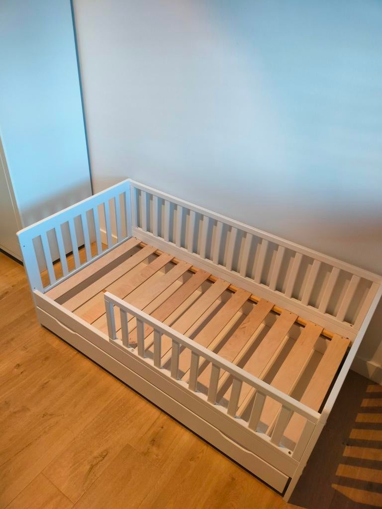 Peuterbed 'Plume' Petite Amelie, Ophalen, 70 tot 85 cm, 140 tot 160 cm, Zo goed als nieuw