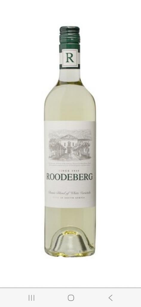 Roodeberg witte wijn   6 flessen, Verzamelen, Wijnen, Witte wijn, Ophalen