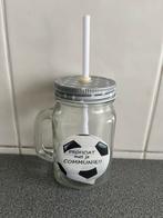 Glazen drinkbeker met rietje ‘communie’, Ophalen of Verzenden