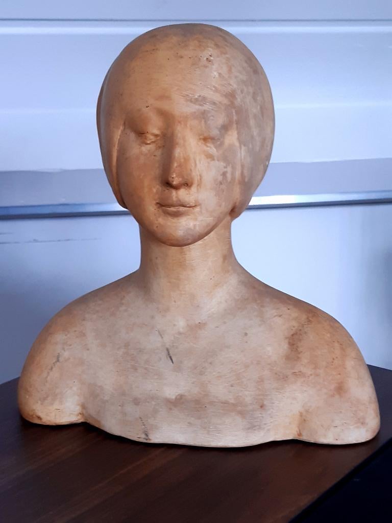 Ritratto di Eleonora d'Aragona, Handgemaakt, Art deco, Ophalen of Verzenden, 20 - 50 cm