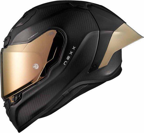 NEXX X.R3R ZERO PRO 2 CARBON / GOLD MATT, Motoren, Kleding | Motorhelmen, Integraalhelm, L, Nieuw zonder kaartje, Ophalen of Verzenden