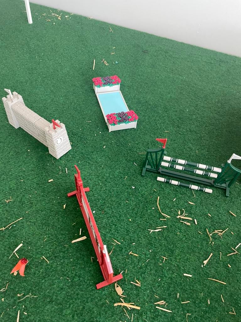 Schleich springparcours te koop, Ophalen, Zo goed als nieuw