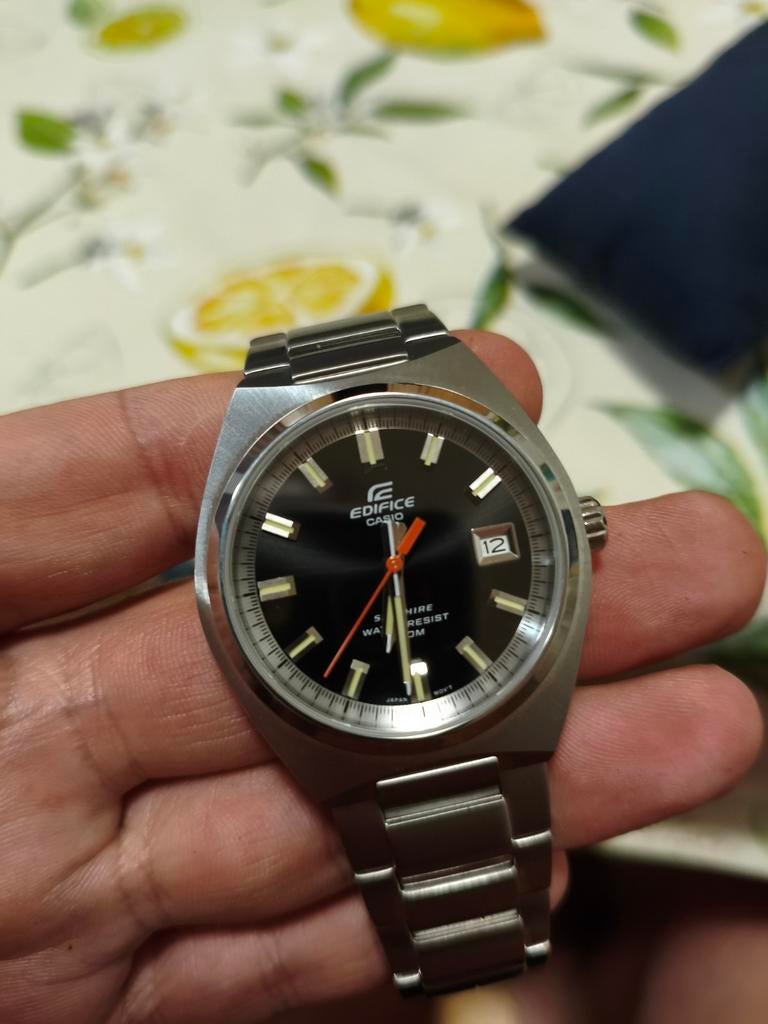 Casio Edifice Sapphire – État Neuf (Portée 1 seule fois), Acier, Acier, Casio