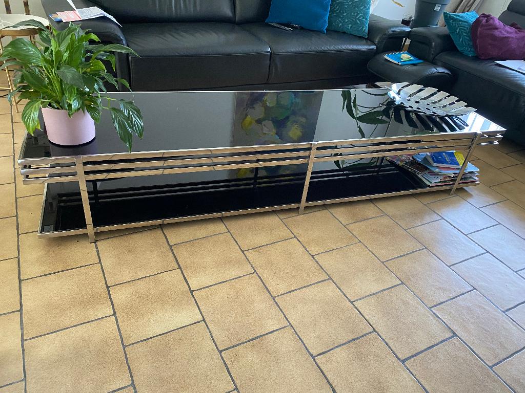 Table basse, 150 à 200 cm, Moins de 50 cm, Comme neuf, Enlèvement