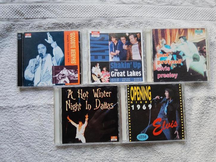 Elvis Presley - 5 cd's - Fort Baxter - Soundboard, Cd's en Dvd's, Cd's | Rock, Gebruikt, Rock-'n-Roll, Ophalen of Verzenden