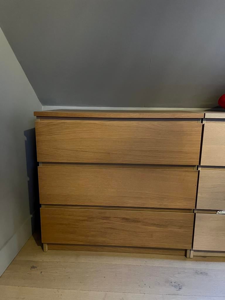 Ikea malm ladekast 3 lades, Huis en Inrichting, Kasten | Ladekasten, Ophalen, Gebruikt, 50 tot 100 cm, 3 of 4 laden