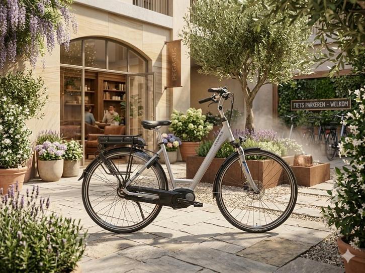 Electrische damesfiets Pegasus Bosch Active Line middenmot, Fietsen en Brommers, Elektrische fietsen, Zo goed als nieuw, Overige merken