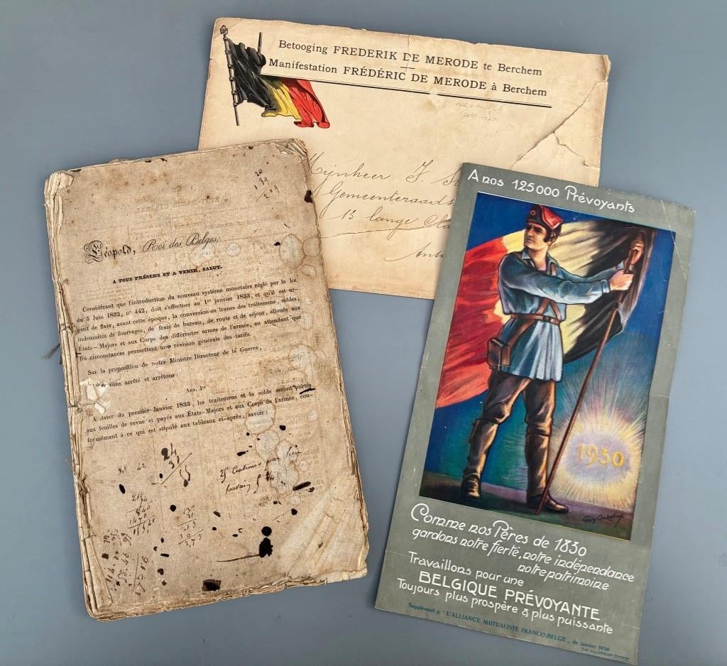 Documents de l'indépendance belge 1830., Livres, Envoi