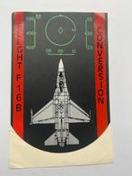 Sticker F16 Belgian Air Force Operational Conversion Unit, Ophalen of Verzenden, Luchtmacht, Overige typen