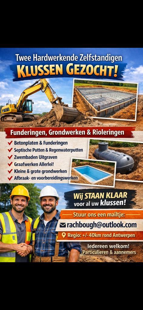 Graafwerken., Diensten en Vakmensen, Tuinmannen en Stratenmakers