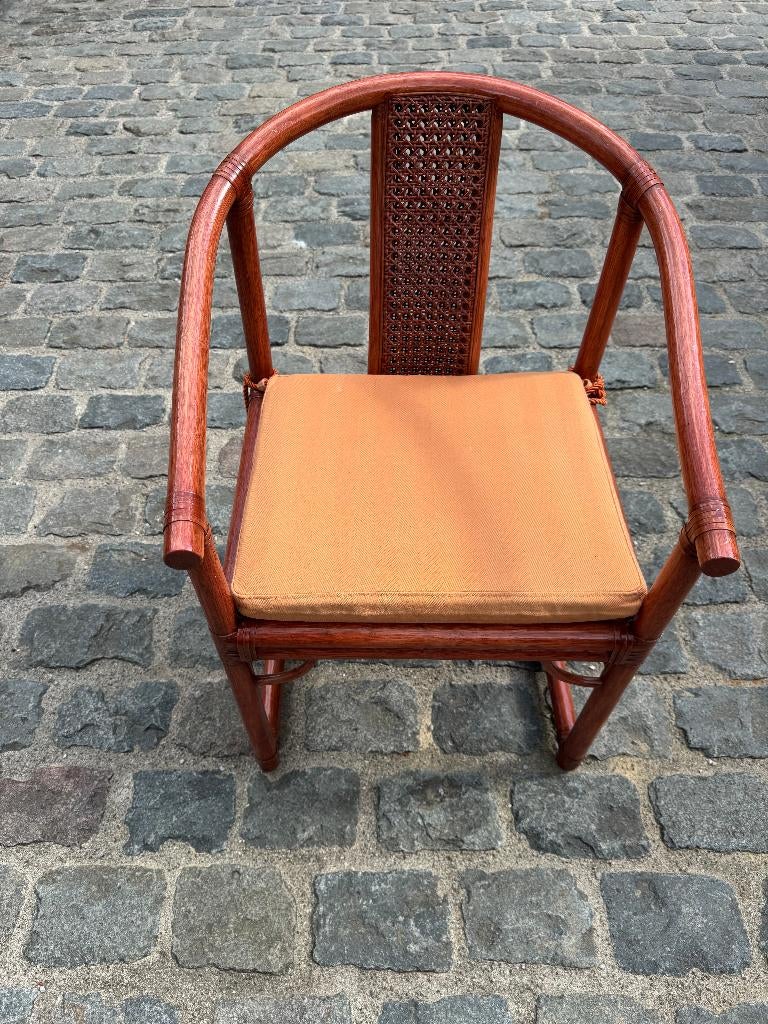 rotanstoel, Maison & Meubles, Chaises, Osier ou Rotin, Autres couleurs, Comme neuf, Enlèvement
