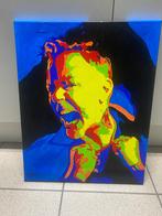 Schilderijtje op doek James hetfield, Antiquités & Art, Art | Peinture | Classique, Enlèvement