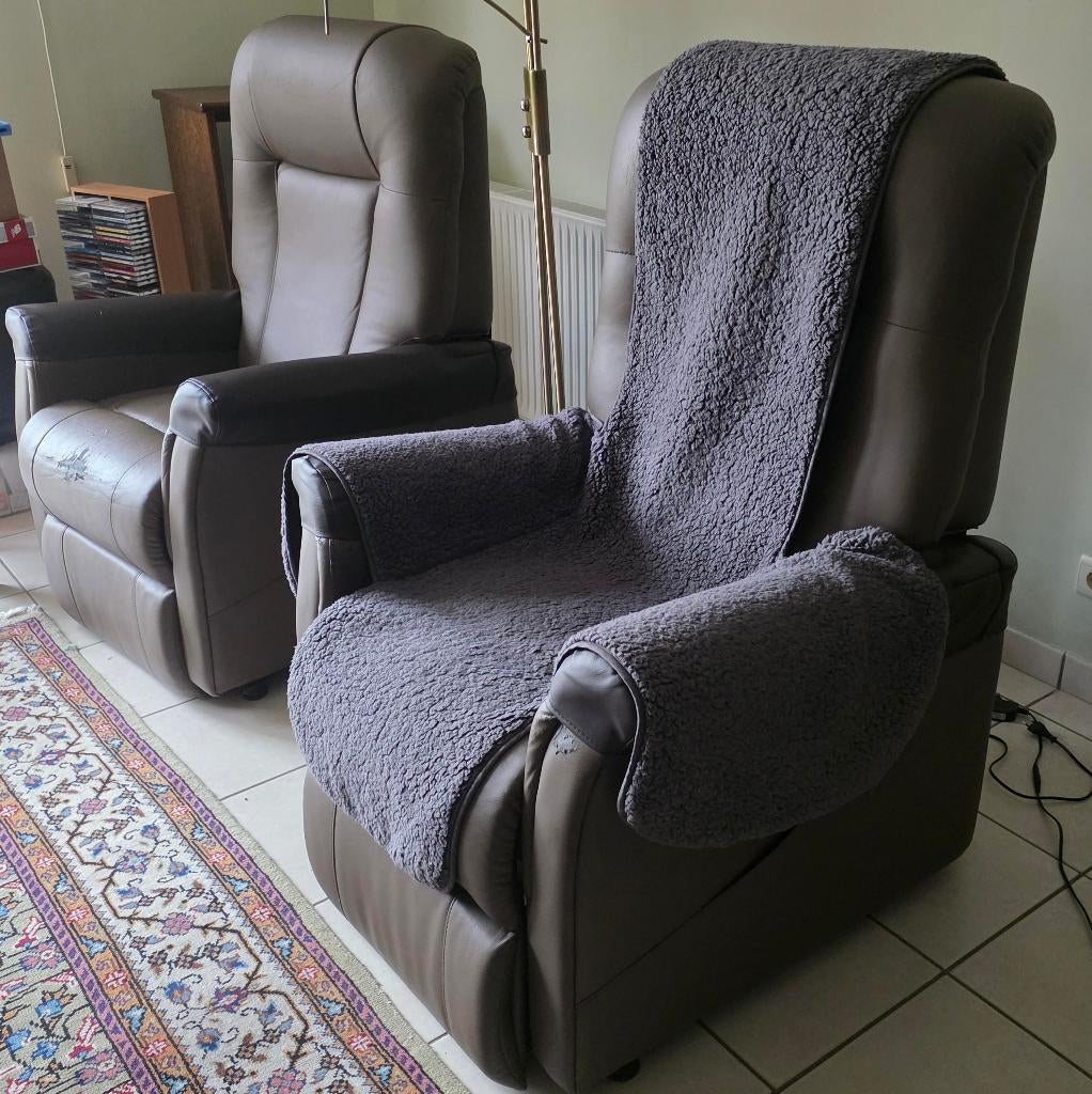 Relaxzetel 2 stuks, Maison & Meubles, Canapés | Salons, Utilisé, Enlèvement