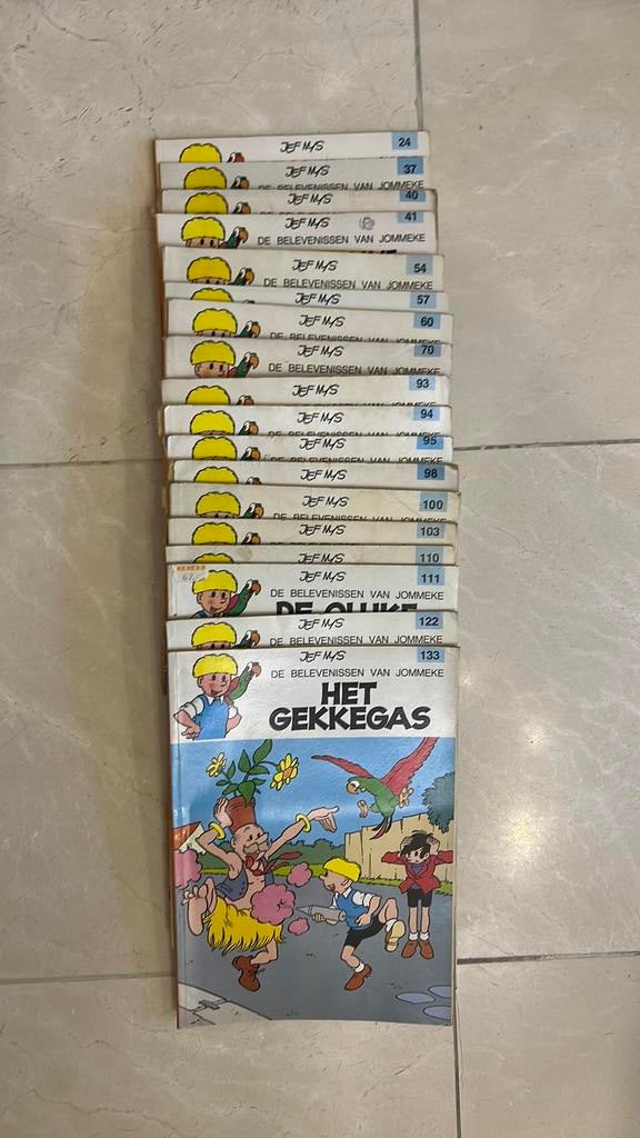 18 x Belevenissen van JOMMEKE. Jef Nys, Boeken, Ophalen of Verzenden, Gelezen