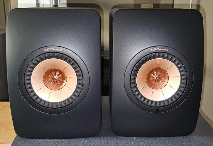 KEF LS50 Wireless II noir carbone, TV, Hi-fi & Vidéo, Enceintes, Comme neuf, Autres types, Autres marques, Enlèvement ou Envoi