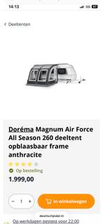 Te koop dorema air all seasons, Caravans en Kamperen, Tenten, Ophalen, Gebruikt