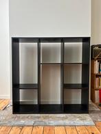 Étagère noire 7 cases moderne, Maison & Meubles, Enlèvement, Utilisé