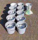 witte sierkeien, Tuin en Terras, Ophalen, Overige materialen, Wit, Zo goed als nieuw