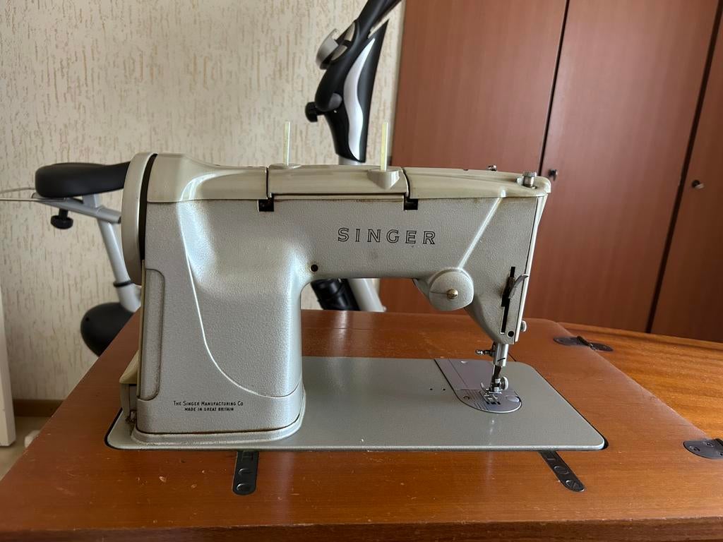 Vintage SINGER 328K naaimachine, Hobby en Vrije tijd, Ophalen, Gebruikt, Naaimachine, Singer