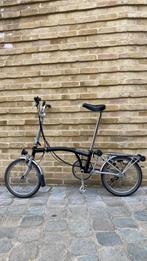 Brompton M6R full noir 6 vitesses lumière Dynamo, Vélos & Vélomoteurs, Vitesses, Brompton, Comme neuf, Enlèvement