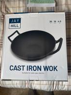 Gietijzeren wokpan, Huis en Inrichting, Ophalen, Zo goed als nieuw, Gietijzer