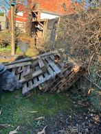 Palletten brandhout gratis, Enlèvement