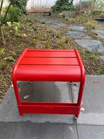 Fermob Bijzettafel/voetenbankje in goede staat!, Enlèvement, Utilisé