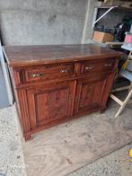 Kast in pitch pine breed 114 cm diepte 53 cm hoogte 88 cm, Enlèvement