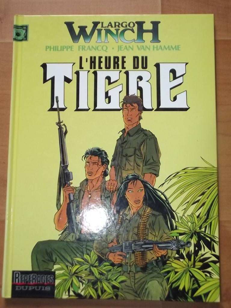 Largo WINCH - 8. L'heure du tigre EO/1997, Eén stripboek, Ophalen of Verzenden, Zo goed als nieuw, Francq - Van Hamme