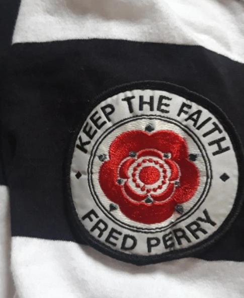 Fred Perry“Keep The Faith”Polo–Twisted Wheel / Northern Soul, Kleding | Heren, T-shirts, FRED PERRY, Verzenden, Wit, Zo goed als nieuw