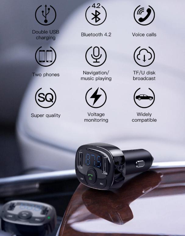 FM-zender Bluetooth-carkit LCD-mp3-speler, Ophalen of Verzenden, Nieuw