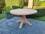 Volledig massief eiken ronde eettafel. Geluchtgomd., Huis en Inrichting, Tafels | Eettafels, Ophalen of Verzenden