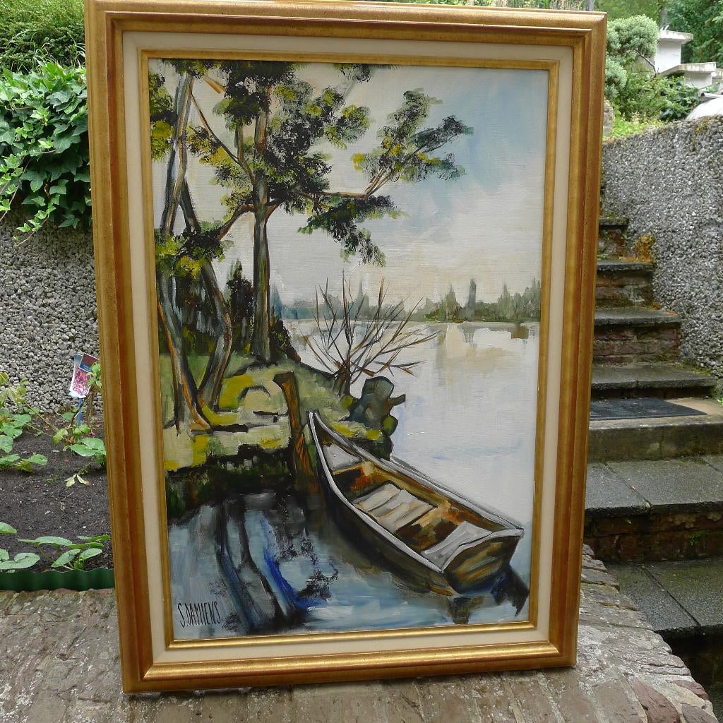 La barque de l etang Serge DAMIENS, Enlèvement