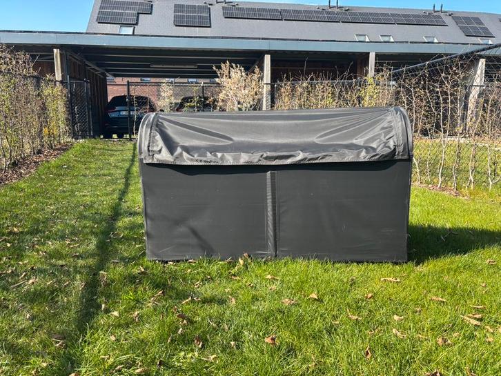 Boîte de rangement étanche pour coussins de jardin, Jardin & Terrasse, Stockage & Armoires de jardin, Comme neuf, Synthétique