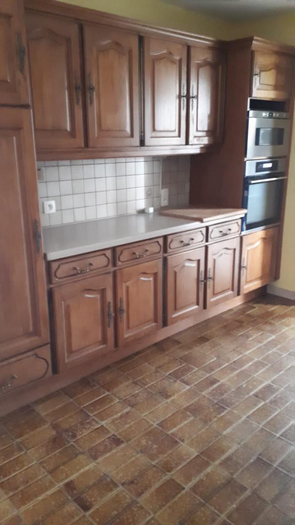 cuisine equipée, Maison & Meubles, Bois, Brun, Enlèvement, Utilisé