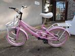 Meisjes fiets meisjesfiets kinderfiets 18 inch zijwieltjes, Fietsen en Brommers, Ophalen, 18 inch