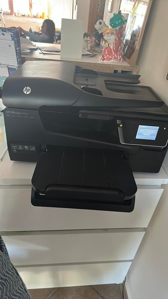 Printer met 4 nieuwe inkt cartouches maar met printerfout, Ophalen, Zo goed als nieuw, Printer