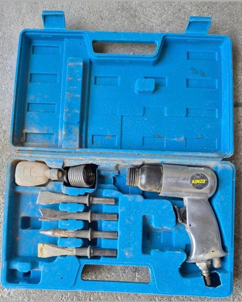 Burineur à air comprimé., Enlèvement, Utilisé