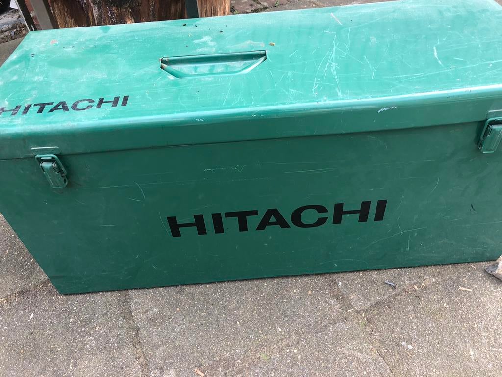 hitachi  slijpschijf dubbel  zie foto, Ophalen of Verzenden, Zo goed als nieuw